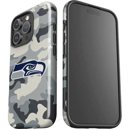 NFL Seattle Seahawks Camo iPhone 16 Pro Impact Case